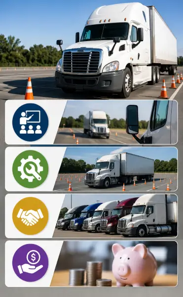 why-choose-doaba Why choose Doaba Truck Driving School with experienced instructors hands-on training job placement and flexible financing
